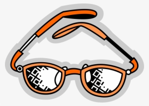 Vector Illustration Of Reading Glasses Eyeglasses To - Openclipart