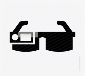 Vector Icon Of Smartglasses - Smart Glasses Vector Png