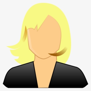 A Woman Teacher With Glasses, Vector Png, Blonde, Glasses - Cartoon Girl Without Face