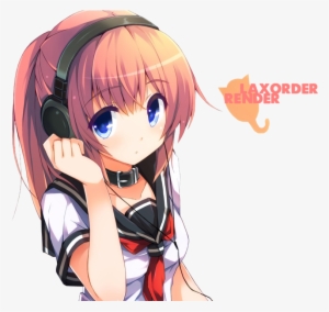 Anime Girl Headphones - Anime