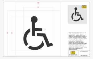 Country Of Origin - Wheelchair Sign