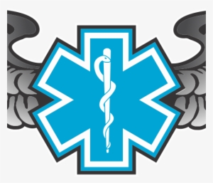 Wg#009 S2 Wings Rod Of Asclepius - Star Of Life Png