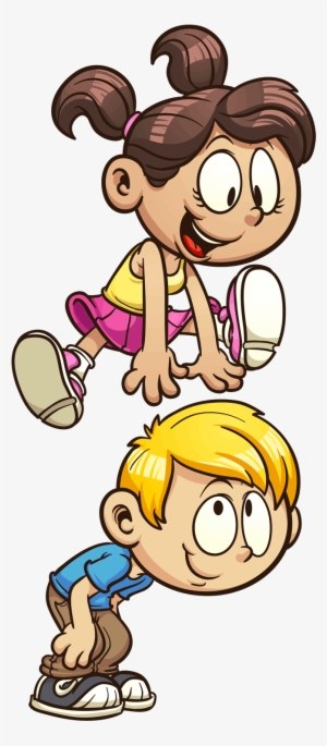 Children - Kids Playing Vector Png