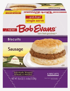 Bob Evans Sausage Biscuits 6 Ct Box