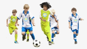 Kids Playing Soccer Png Download - Children Sports Png