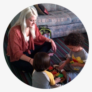Children Playing With Blocks - Child