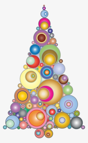 How To Draw A Christmas Tree - Rainbow Christmas Tree Transparent