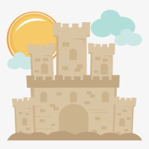 Svg Free Download Cutting File For Scrapbooking Beach - Sand Castle Clipart Transparent