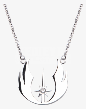Png Black And White Library Order Necklace So By Medieval - Jedi Order Crystal Necklace