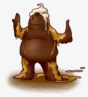 Sticky Toffee Pudding Golem - Sticky Toffee Pudding Cartoon