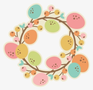 And Now For My Project I Had So Much Fun With This - Easter Wreath Clipart