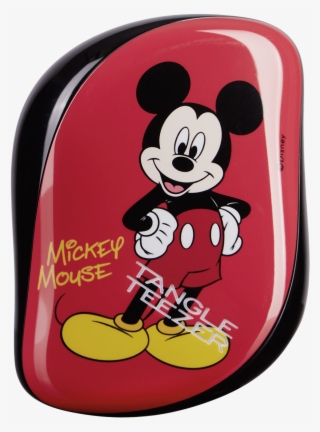 Mickey Mouse Red Compact Styler Hairbrush - Tangle Teezer Compact Mickey Mouse