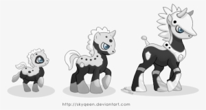 Aggron, Aron, Artist - Powerful Earth Pony