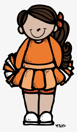 Cheerleader 1 Melonheadz Colored - Melonheadz Clipart Sports