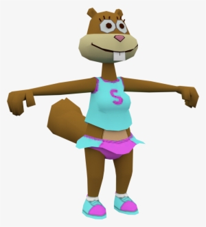 Sandy In A Cheerleader Outfit - Nicktoons Battle For Volcano Island Cover