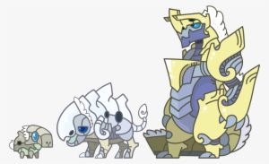 Their Colours To Sort Of Reflect Rare Metals, Like - Aron Pokemon