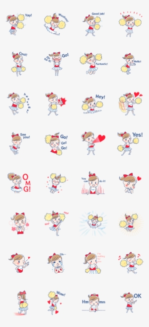 Cheer Leader - Cartoon