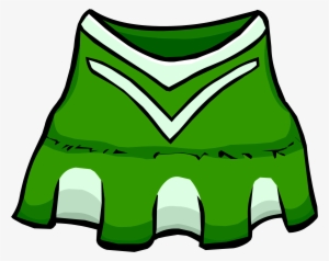 Green Cheerleader Clothing Icon Id 4116 - Club Penguin Cheerleader