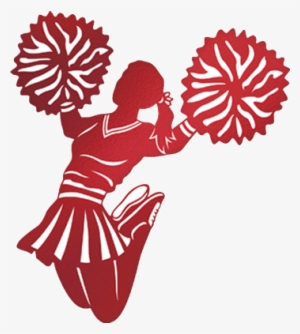 Life Christian Academy Is Pleased To Offer A Cheerleading - Red And White Pom Poms Clipart
