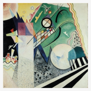 Slideshow Of Visual Art Examples - Green Composition Kandinsky