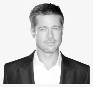 Brad Pitt White Background