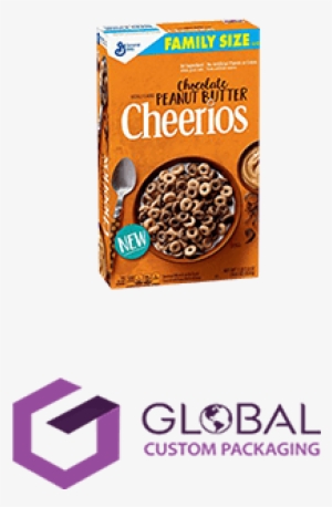 Cereal Boxes With Foiling - Chocolate Peanut Butter Cheerios Cereal 18.8 Oz. Box