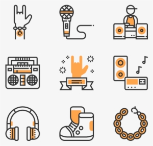 Hip Hop - Data Visualization Line Icon