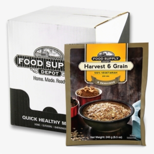 Harvest 6 Grain Multigrain Cereal Box