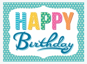 Happy Birthday Border Postcard - Birthday