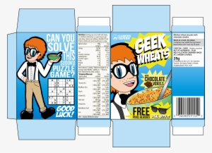 Finished Layout - Cereal Box Design Illustrator