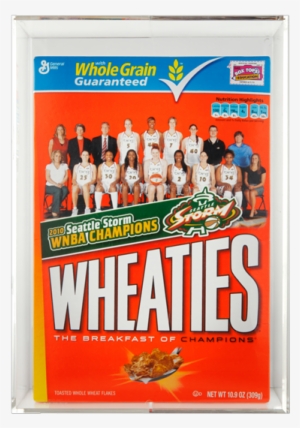 Cereal Box Clear, Square Wheaties Display Case - Chex Honey Nut Cereal 13.8 Oz