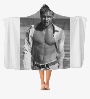 Brad Pitt Lovers ﻿classic Adult Hooded Blanket - Gif Brad Pitt Sexi
