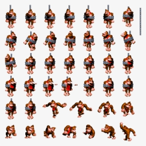 Donkey Kong - Donkey Kong Country 2 Donkey Kong Sprite