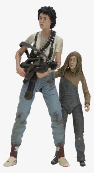 Ripley And Newt 30th Anniversary 7” Action Figure 2-pack - Neca Aliens Ripley And Newt