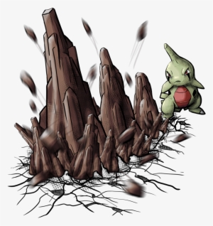 Larvitar Stone Edge By Yggdrassal - Rock