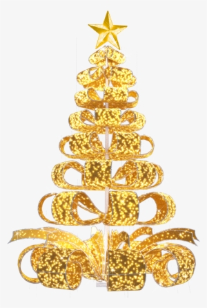 Giant Commercial Christmas Tree, Gold Christmas Tree, - Christmas Ornament