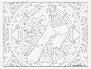 Adult Pokemon Coloring Page Blaziken - Adult Pokemon Coloring Page