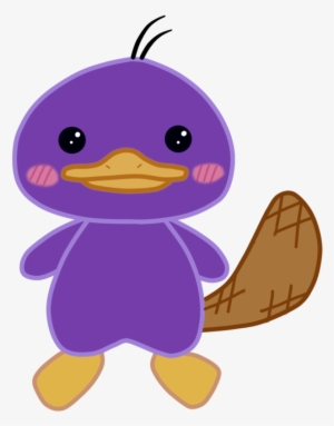 Kawaii Platypus By Elekmario On Deviantart Svg Freeuse - Animated Pictures Of A Platypus