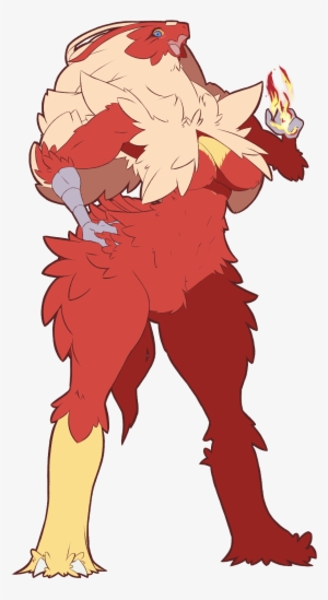 Pokémon Red And Blue Red Fictional Character Chicken - Female Blaziken