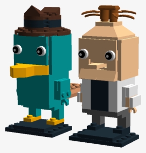 Phineas And Ferb Perry The Platypus Brickheadz - Phineas And Ferb
