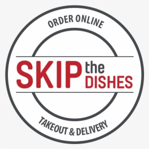 Just Eats And Now Uber Eats So You Can Stay Home And - Skip The Dishes Logo