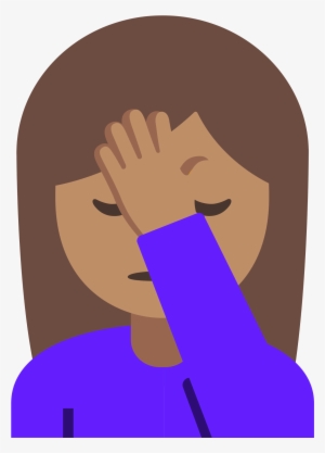 Open - Facepalm Emoji 128 Pixels