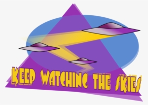 Unidentified Flying Object Logo Cartoon Purple - Unidentified Flying Object