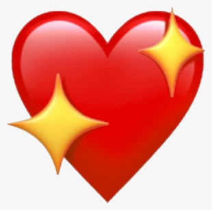 Transparent Emojis Red Heart - Heart Emoji Png