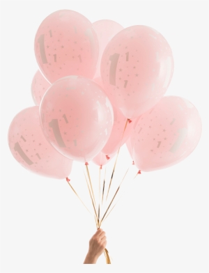 1st Pink Birthday Party Balloons - Pink Birthday Party Balloons