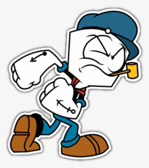 Shaktiman And Popeye Stickers