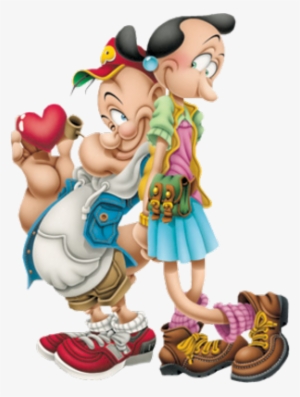 Popeye And Olive Psd - Popeye & Olive Gif