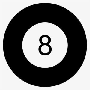 Eight Ball Snooker Billiards Sports Comments - Map Button Png