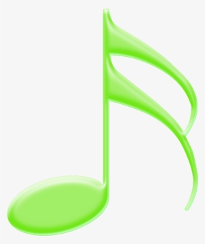 Ampliar Esta Imagen - Nota De Musica Verde