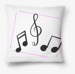 Almofada Notas Musicais De Bellah Magalhãesna - Zodiac